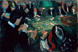At the Roulette Table in Monte Carlo (Edvard Munch) - Muzeo.com