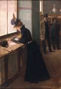 At the Telegraph (Jean Béraud) - Muzeo.com