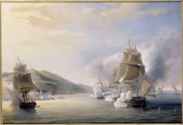 Attaque d'Alger par la mer (Antoine Léon Morel-Fatio) - Muzeo.com