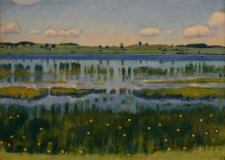 Au bord du lac d’Aeschi (Ferdinand Hodler) - Muzeo.com