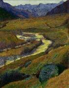 Autumn evening (Giovanni Giacometti) - Muzeo.com