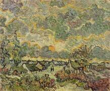 Autumn landscape (Vincent van Gogh) - Muzeo.com