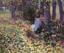 Autumn Sunlight (Theodore Robinson) - Muzeo.com