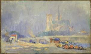 Aux quais de Paris (Albert Lebourg) - Muzeo.com