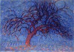 Avond (Evening): The Red Tree (Piet Mondrian) - Muzeo.com