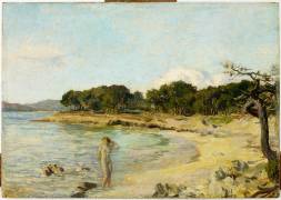 Baigneuse (Emile René Ménard) - Muzeo.com