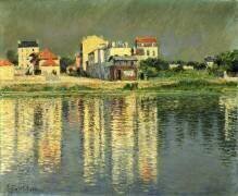 Banks of the Seine at Argenteuil (Gustave Caillebotte) - Muzeo.com