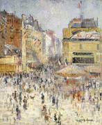 Bastille Day on Rue de Clignancourt (Gustave Loiseau) - Muzeo.com