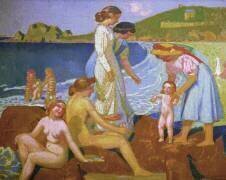 Bathers in Perros-Guirec (Maurice Denis) - Muzeo.com