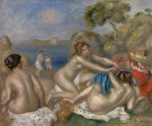 Bathers Playing with a Crab (Auguste Renoir) - Muzeo.com