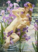 Bathing Nymphs (Gaston Bussière) - Muzeo.com