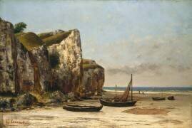 Beach in Normandy (Gustave Courbet) - Muzeo.com