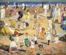 Beach in the Sun (William Samuel Horton) - Muzeo.com