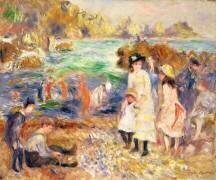 Beach Scene (Auguste Renoir) - Muzeo.com