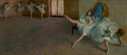 Before the Ballet (Edgar Degas) - Muzeo.com
