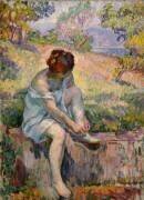 Before the bath (Henri Lebasque) - Muzeo.com