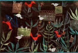 Birds in the garden (Paul Klee) - Muzeo.com