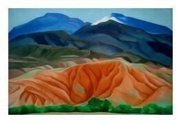 Black Mesa Landscape, New Mexico / Out Back of Marie's II, 1930 (Georgia O'Keeffe) - Muzeo.com