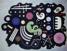 Black Patchwork (Wassily Kandinsky) - Muzeo.com