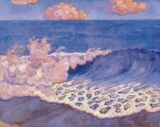 Blue Seascape and waves (Georges Lacombe) - Muzeo.com