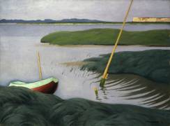 Boat at Berville (Félix Vallotton) - Muzeo.com