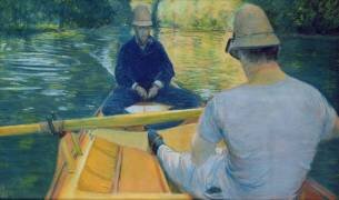 Boaters on the Yerres (Gustave Caillebotte) - Muzeo.com