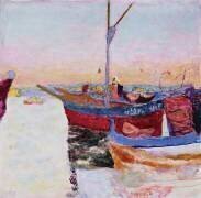 Boats at Cannes (Pierre Bonnard) - Muzeo.com