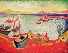 Boats in the Harbour at Collioure, 1905 (André Derain) - Muzeo.com