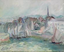 Boats in the Port of Honfleur (Claude Monet) - Muzeo.com