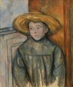 Boy with a Straw Hat (Paul Cézanne) - Muzeo.com