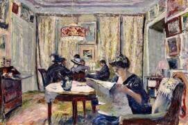 Bridge Players (Edouard Vuillard) - Muzeo.com