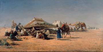 Camp de bédouins au Caire (Nikolai Jegorowitsch Makowski) - Muzeo.com