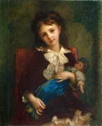 Catherine du Bouchage, enfant (Ernest Hébert) - Muzeo.com