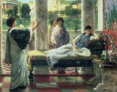 Catullus Reading his Poems at Lesbia's House (Lawrence Alma-Tadema) - Muzeo.com