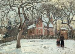 Châtaigniers à Louveciennes (Camille Pissarro) - Muzeo.com