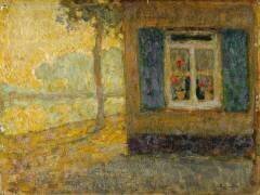 Chemin du canal à Gravelines (Henri Le Sidaner) - Muzeo.com