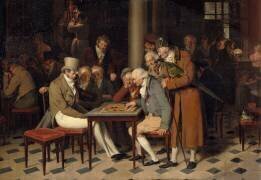 Chess Game at Café Lamblin (Louis-Léopold Boilly) - Muzeo.com