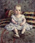 Child on a Sofa (Gustave Caillebotte) - Muzeo.com