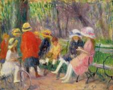 Children in the Park (William James Glackens) - Muzeo.com