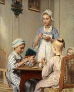 Children's breakfast (Albert Anker) - Muzeo.com