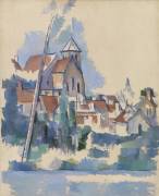Church at Montigny-sur-Loing (Paul Cézanne) - Muzeo.com