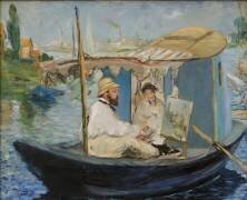 Claude Monet on his workshop (Edouard Manet) - Muzeo.com