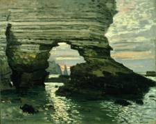 Cliff at Etretat (Claude Monet) - Muzeo.com