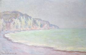 Cliffs at Pourville (Claude Monet) - Muzeo.com