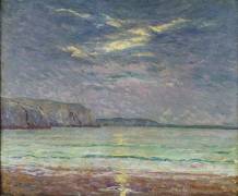 Cliffs with Setting Sun (Maxime Maufra) - Muzeo.com