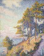 Coastal Path at Saint-Tropez (Paul Signac) - Muzeo.com