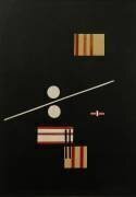 Collage sur fond noir (Laszlo Moholy-Nagy) - Muzeo.com