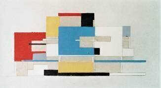 Colour study for architecture (Theo van Doesburg) - Muzeo.com