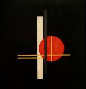 Composition QXX / L. Moholy-Nagy / Painting, 1923 (Laszlo Moholy-Nagy) - Muzeo.com