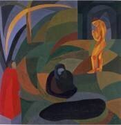 Composition with three figures (Otto Freundlich) - Muzeo.com